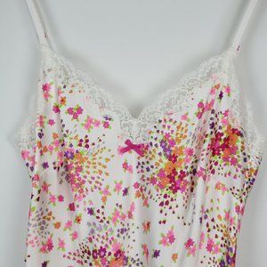 Victoria Secret Floral Baby-doll Satin Nighty M